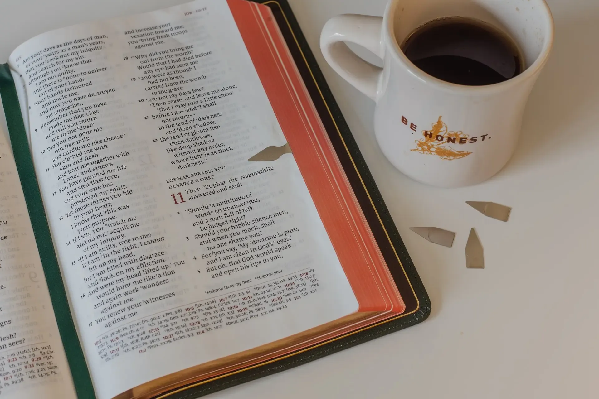 Bookmark of a page's
heading