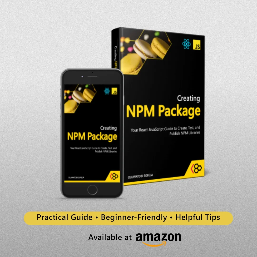 Get your copy of the book "Creating NPM Package" at
Amazon