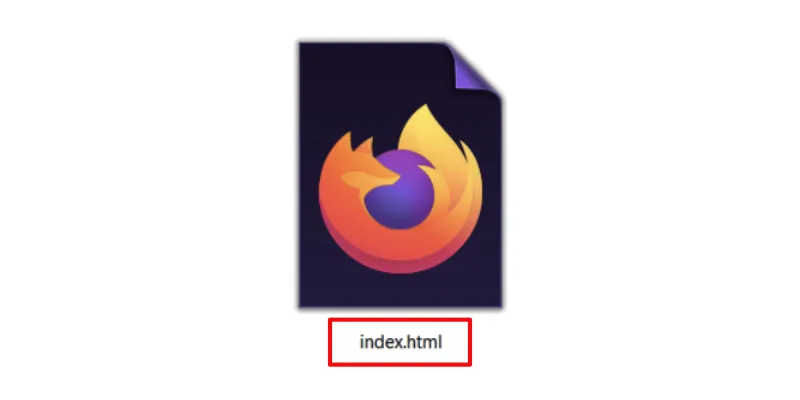 Index HTML
file